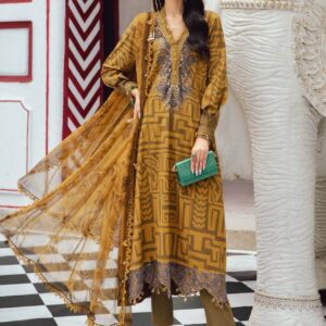 Latest spring 26 PREMIUM COLLECTION DIGITAL PRINT LAWN 3PC | DAMAN FANCY PATCH